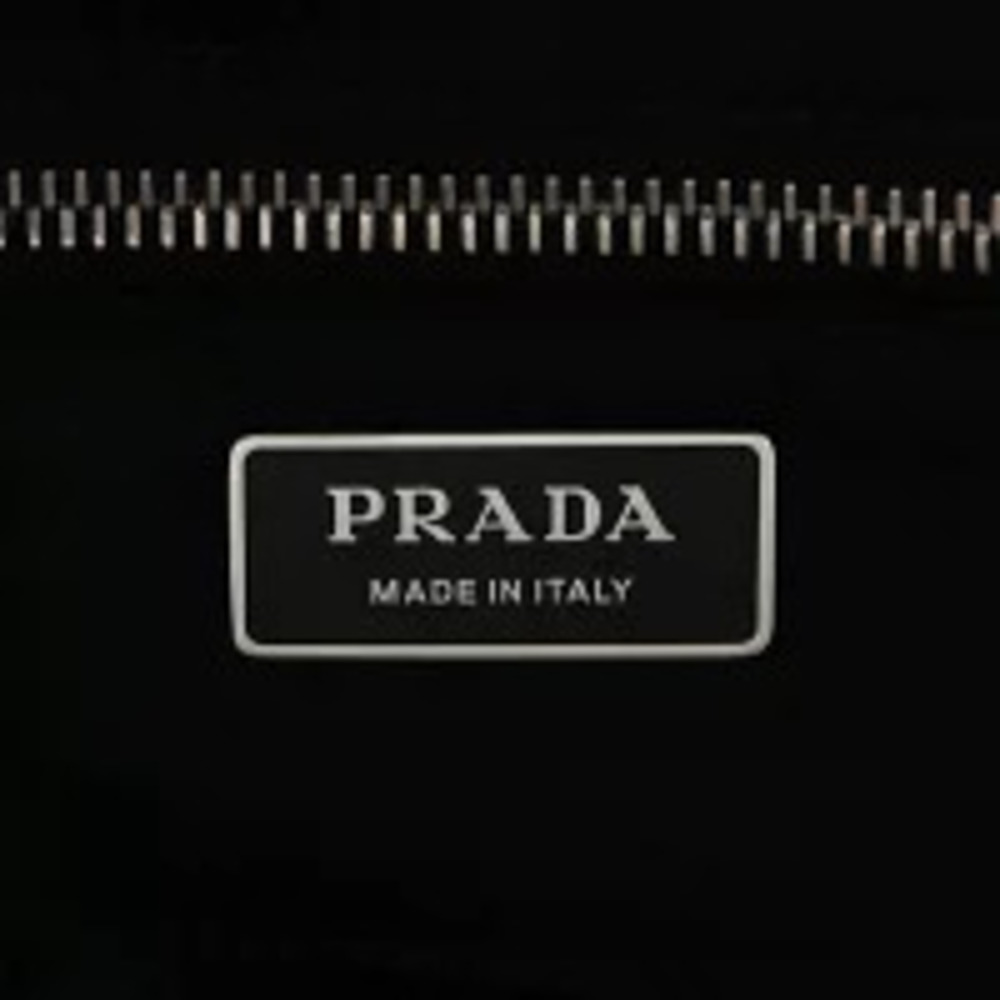 Prada Leather Shoulder Bag Black - Picture 12 of 13